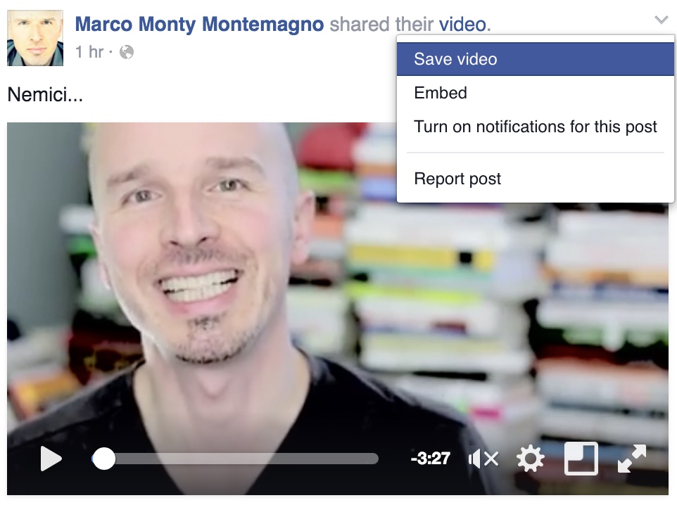 Facebook Video embed